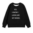 thumbnail image 4 of Bnwani Toddler Sweatshirt Crew Neck Long Sleeve Short Sweatshirt Printed Tops T-Shirts Pullover, 4 of 4