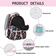 thumbnail image 4 of Geometric Shapes Texture Backpack Gift Choice - Modern Laptop Bag for College, School, Work Commute, Durable Bookbag with Padded Sleeve for Everyday Essential, 4 of 6