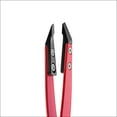 thumbnail image 4 of Revlon Ceramic Slanted Tip Tweezers, Precision For Eyebrow Shaping and Fine Hair Removal, Stainless Steel Body, Red, 1 Count, 4 of 6