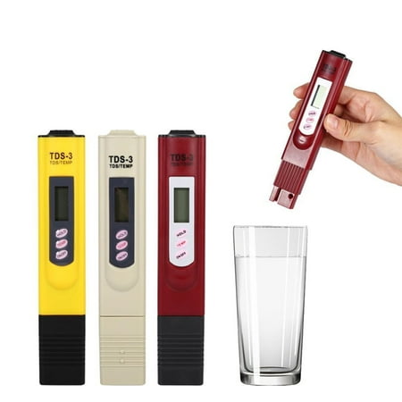 Water Quality Tester Pen, Portable Filter Water Purity Detector Stick, TDS Water Quality Testing Tool, 0-9990