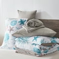 thumbnail image 5 of Davulos Coastal Comforter Set 7 Pieces,King Size Comforter Set for All Seasons Beach Themed Bedding Sets Bed in a Bag for Bedroom Decoration,Blue, 5 of 8