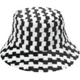 thumbnail image 4 of CoCopeaunts Bucket Hat for Men Casual Trend Mixed Color Plaid Fishing Cap Plush Basin Cap Women Autumn Winter Warm Cold Proof, 4 of 8