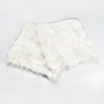 BalsaCircle 20" x 20" White Faux Fur Throw Sheepskin Rug Chair Cushion