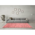 thumbnail image 3 of Ahgly Company Indoor Rectangle Abstract Red Contemporary Area Rugs, 2' x 3', 3 of 4