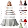 thumbnail image 4 of EnJoCho Girls Formal Dress Off Shoulder Satin Big Bow A Line Floor Length Gown For Little Girls Wedding Flower Girl Birthday Party Evening Wear, 4 of 4