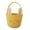 Yellow, variant on laqbezok Easter Basket, 15" Blue Woven Easter Gifts Basket with Handle, Empty Bunny Egg Basket for Easter Gifts, Easter Home Decor