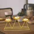 thumbnail image 4 of Candelabro Macarena Porta vela dorado para Decoración en casa, 4 of 7