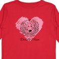 thumbnail image 4 of Inktastic Doodle Mom Girls Long Sleeve Toddler T-Shirt, 4 of 5