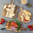 thumbnail image 2 of Classic Cuisine 3PC Acacia Wood Cutting Board Set, 2 of 11