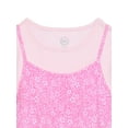 thumbnail image 2 of Wonder Nation Girls Printed Cami Dress with Short-Sleeves, Sizes 4-18 & Plus, 2 of 3