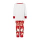 thumbnail image 3 of Pijama familiar navideño con traje, blusa estampada de Papá Noel de manga larga y traje de pantalones largos ; Niños-6-7 Año, 3 of 5