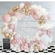 thumbnail image 3 of Kit de guirnalda de globos rosa Macaron, globos de látex, decoración de Metal dorado para boda, fiesta de cumpleaños, bautismo nocturno, 123 piezas, 3 of 4