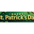 thumbnail image 5 of LUUFILx Happy Patrick's Day Banner Decoration Festive Backdrop Shamrock Theme Event Photography Props Party Supplies Background, 5 of 8