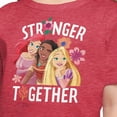 thumbnail image 3 of Disney Princess - Stronger Together Group - Toddler And Youth Short Sleeve Graphic T-Shirt, 3 of 5