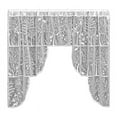 thumbnail image 2 of heritage lace 6315ws-39pr 72 x 39 in. rabbit hollow swag pair, white, 2 of 4