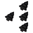 thumbnail image 2 of Bandejas para servir divididas de 4 piezas, contenedor para bocadillos, adorno navideño, bandejas multifuncionales para servir frutos secos y dulces negro, 2 of 8