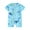 Sky Blue, variant on Suealasg Toddler Boys Romper Swimsuit 6M 1T 2T 3T Short Sleeve Cute Print One Piece Swimwear Baby Boys Sun Protection Rash Guard Bathing Suit