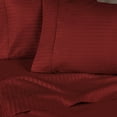 thumbnail image 3 of Superior 300 Thread Count Egyptian Cotton Sheet Set, Burgundy, California King, 3 of 9