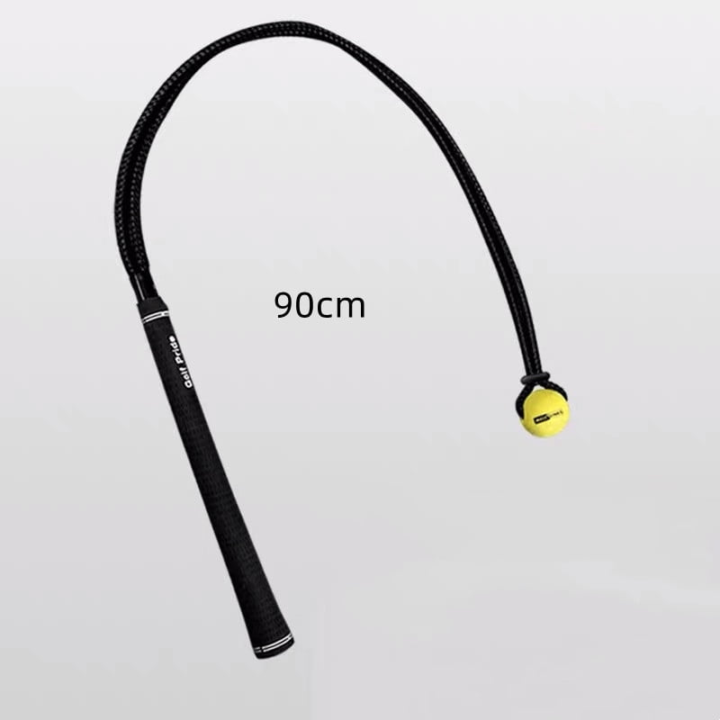 Toyella Golf Swing Practice Rope Physical Strength Exerciser Black 90cm