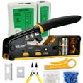 thumbnail image 1 of Kit de herramientas de crimpado Solsop Pass Through RJ45 Ethernet Cat5e CAT6, 1 of 7