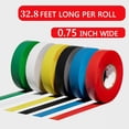 thumbnail image 2 of 6 Pack Colored Electrical Tape,Waterproof Professional Grade Electric Tape,Electric Insulation Tape for Indoor Outdoor Flame Heat Resistant Electrician Tape,Adhesive Tape Wire Tape,3/4 in x 33 ft, 2 of 7