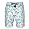 thumbnail image 3 of Fotbe Hand Drawn Turtle Trajes de Baño Estampados para Hombre, Shorts de Verano de Secado Rápido, Ropa de Playa, Bañadores-Small, 3 of 6