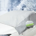 thumbnail image 6 of Magnetic Car Windshield Snow Cover Thicken Sun Shade Frost Guard Winter Windshield Snow Ice Cover Car Windshield Protector for Car Trucks Vans and SUVs, 6 of 10