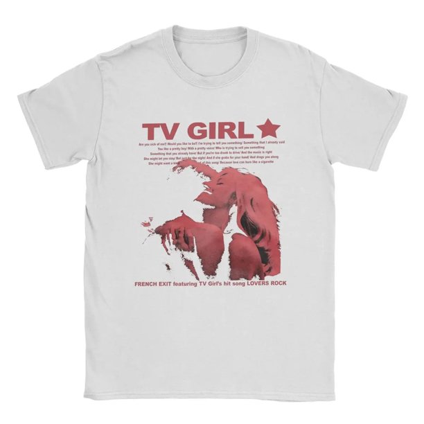 Camisetas para amantes de la salida francesa de TV para hombres y mujeres ropa de calle de algodón manga corta Vintage ocio divertido Harajuku Tops Unisex diarios