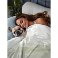 thumbnail image 3 of Sage Green Ombre Mountain Twim Size Flat Sheet, Wrinkleproof & Fadeproof Cooling Flat Bed Sheet Only, Nature Abstract Art Marble Breathable Soft Bedding Top Sheets 66 x 96 Inches, 3 of 8