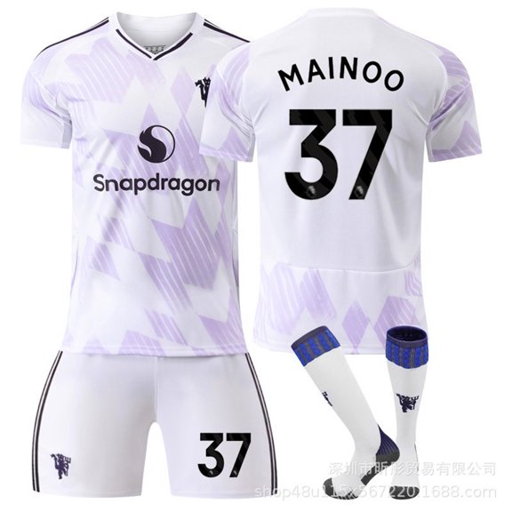 Kids Soccer Jersey NEW Boys Football Uniforms For MA_INOO Fan Shirt Short Youths Girls Outfit Sets Size 7-9y