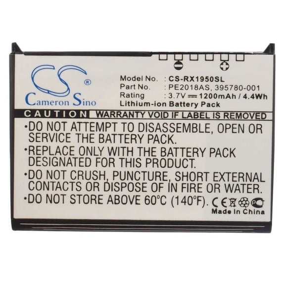 1200mAh HSTNN-H09C-WL 399858-001 35H00063-00M PE2018AS 398687-001 395780-001 Battery for HP iPAQ RX1950 iPAQ RX1900 iPAQ RX1955
