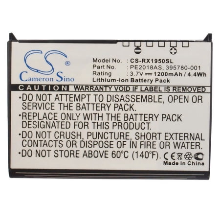 1200mAh HSTNN-H09C-WL 399858-001 35H00063-00M PE2018AS 398687-001 395780-001 Battery for HP iPAQ RX1950 iPAQ RX1900 iPAQ RX1955