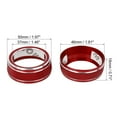 thumbnail image 3 of 2pcs Red Aluminum Alloy AC Climate Control Ring Knob Trim Cover for Toyota RAV4 2019-2020, 3 of 6