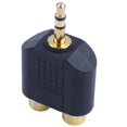 thumbnail image 3 of Rca Y Splitter Lead Adapter Male To 2 Female Car Audio Connector Plug, 3 of 5