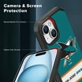 thumbnail image 5 of Apple iPhone 15 Plus - NHL Licensed San Jose Sharks Team Logo on Jersey Textured Dual Layer Case, 5 of 5