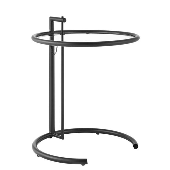 Modway Eileen Gray Metal Side Table in Black