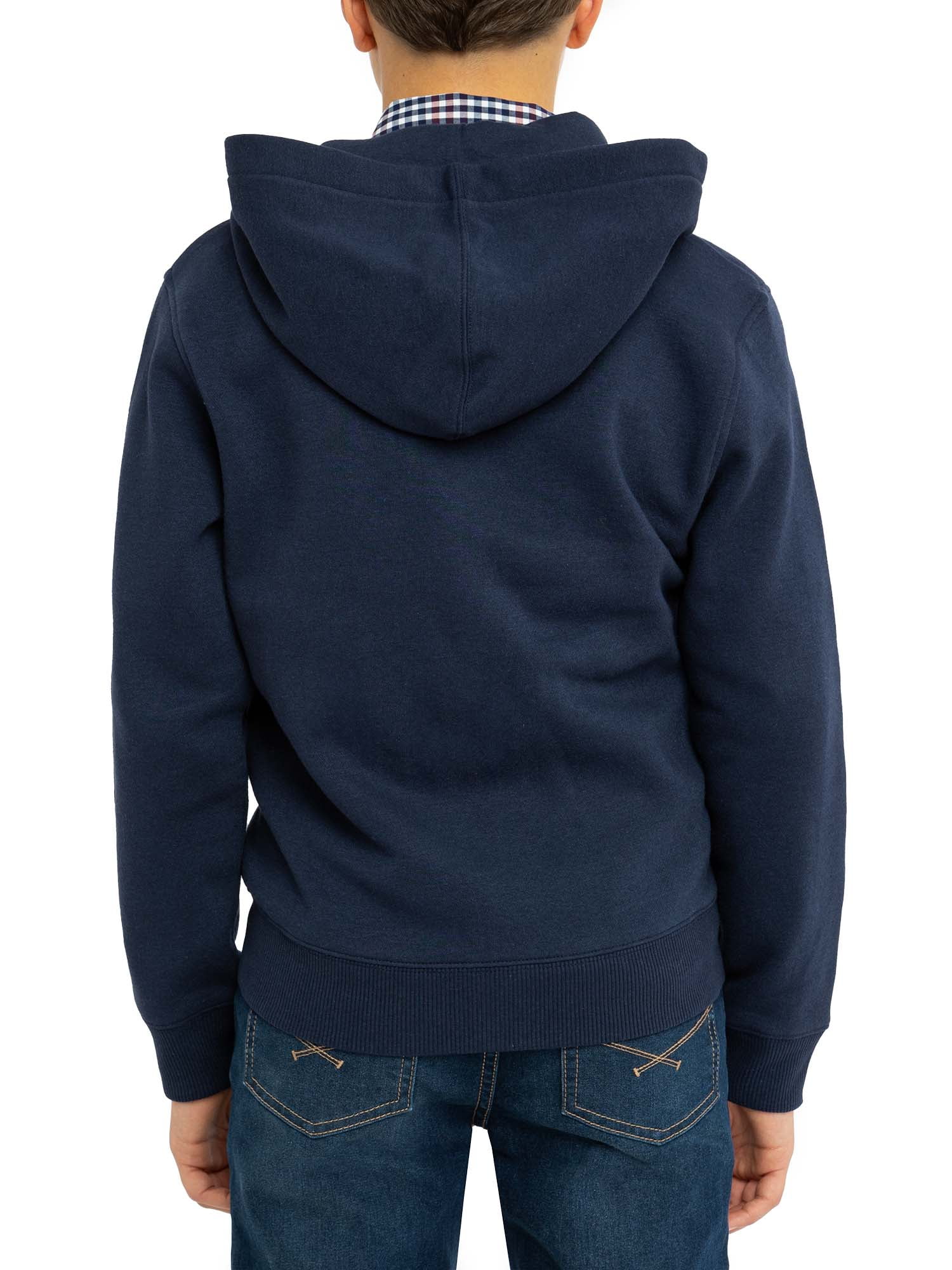 U.S. Polo Assn. Boys Fleece Zip-Up Hoodie, Comfortable Play