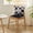 Black, variant on Cute Chair Cushion, Soft Seat Cushions for Office Desk, Kawaii Chair Cushion Detachable Back and Ties for Dining Office Study Garden, Brown