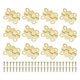 thumbnail image 1 of Uxcell 12-Pack Bisagras de Puerta, 4/5in (20mm) de Hierro Electrochapado para Puertas Interiores, Bisagras Mini de 180° con Tornillo [Tono Dorado], 1 of 1