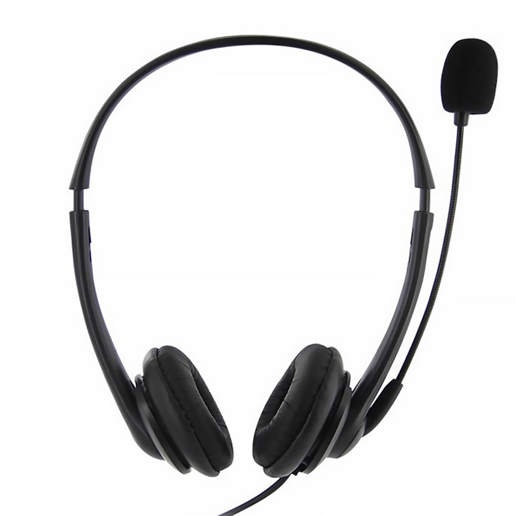 USB Earphone Computer Laptop Wired Headset Gaming Online Chatting Head