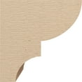 thumbnail image 3 of 7"W x 7"D x 7"H Wide Ridgewood Rough Cedar Woodgrain TimberThane Corbel, Primed Tan, 3 of 6