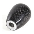 thumbnail image 5 of Carbon Fiber Shift Knob Short Duck Egg Shape Black Silver Red For General Fit, 5 of 9