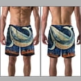 thumbnail image 3 of luoweisi Men's Beach Shorts Quick Dry Swim Trunks with Mesh Lining Whale L, 3 of 5