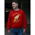 thumbnail image 2 of Out of This World - Alien Emoji Rocket Adventure Graphic Men's Sweatshirt, 2 of 4