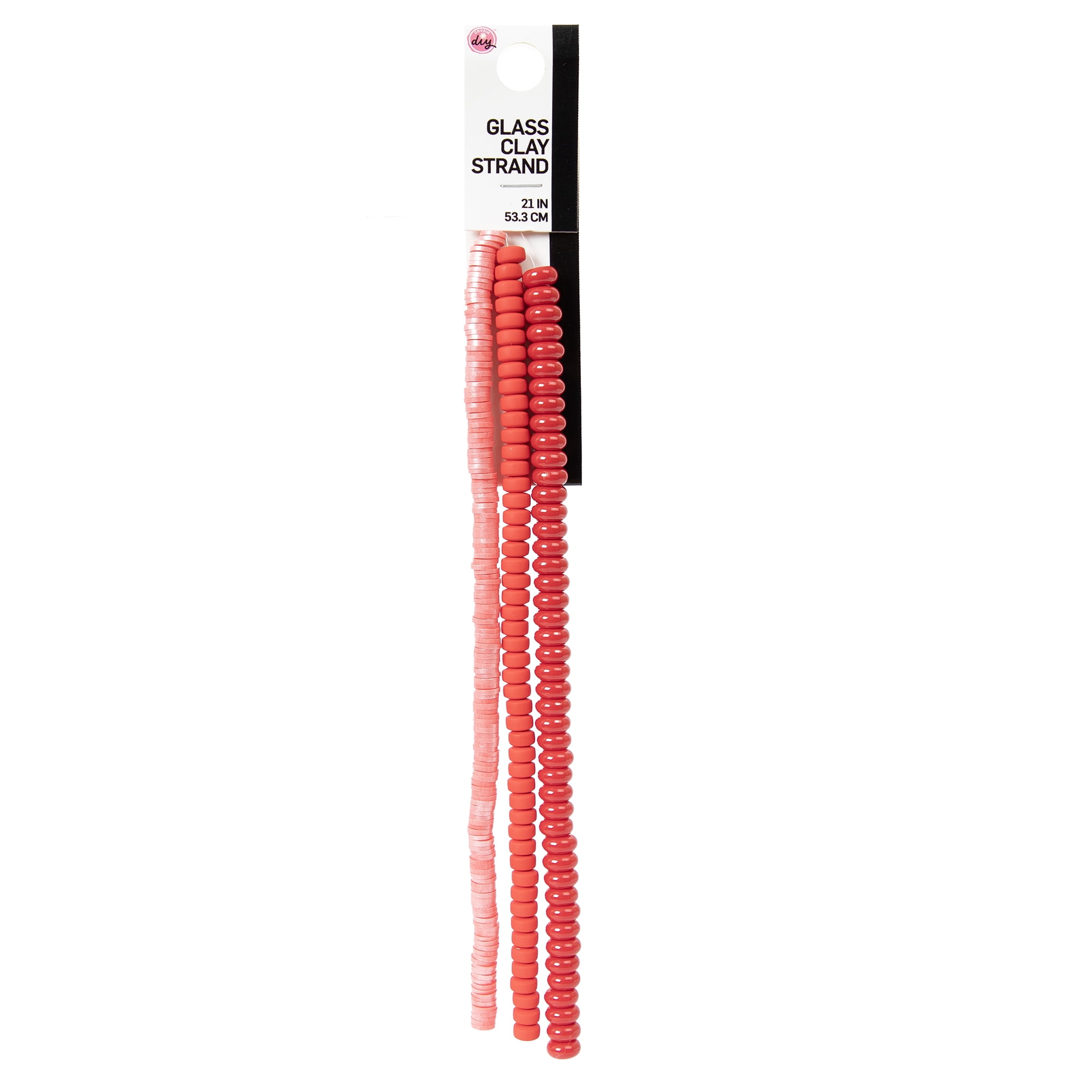 Red Heishi Bead Strand for Vibrant DIY Jewelry Crafting Supplies
