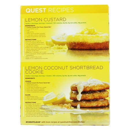 Quest Nutrition - Quest Bar Protein Bar Lemon Cream Pie - 12 Bars