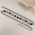 thumbnail image 2 of Dainty Chain Necklaces For Women,Stylish Minimalist Design Pendant Necklaces,GX2408-Silver ws, 2 of 4