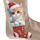 thumbnail image 2 of (SDW43) Calcetines Navideños Almacenamiento Regalos Navideños Con Diamantes DIY (nuevo Tamaño Extra 20x35 Cm), 2 of 4