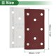 thumbnail image 4 of 70 Pcs Papel de Lija Rectangular 8 Agujeros 1200 Grano Hojas de Lijado de Gancho y Bucle Universal para Reacondicionamiento Automotriz 180x95mm Óxido de Aluminio Rojo, 4 of 7