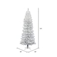 thumbnail image 3 of Vickerman 85` Unlit White Salem Pencil Pine Artificial Christmas Tree, 3 of 3
